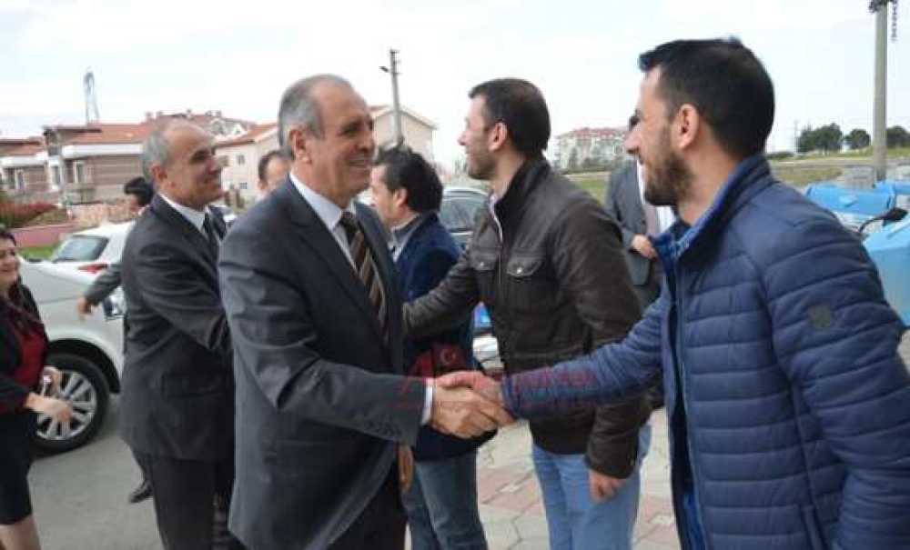 Vali Salihoğlu'ndan Çorlu Gazeteciler Derneği'ne Ziyaret