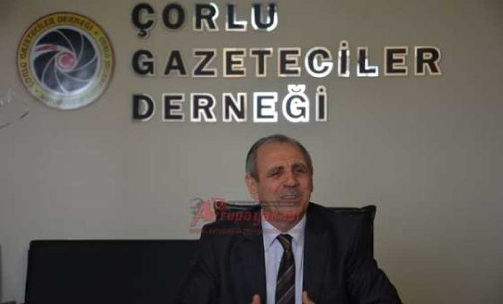 Vali Salihoğlu'ndan Çorlu Gazeteciler Derneği'ne Ziyaret