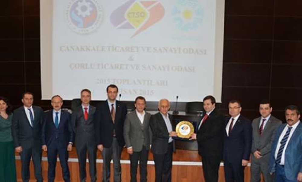 Çorlu Tso Yöneticileri Çanakkale Tso`nun 100. Yıl Organizasyonuna Katıldı