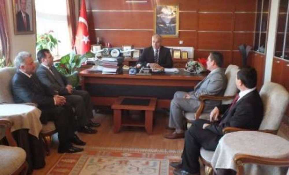 Çorlu Müftüsü Gülmek`ten Çorlu Kaymakamı Kılıç`a Ziyaret