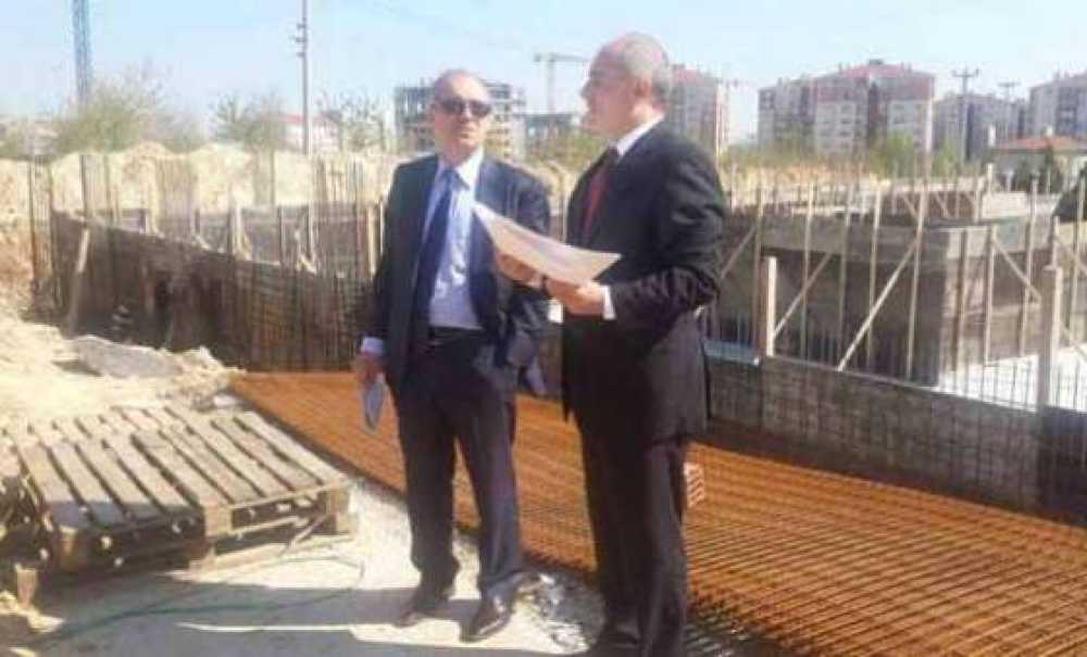 Vali Salihoğlu Çorlu Hükümet Konağı İnşaatını İnceledi