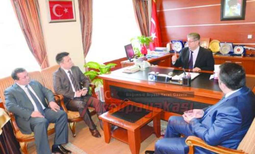 Tagid'in Konuğu Kırgızistan Başkonsolosu Mirlan Arstanbaev Kaymakam Doğan'ı Ziyaret Etti