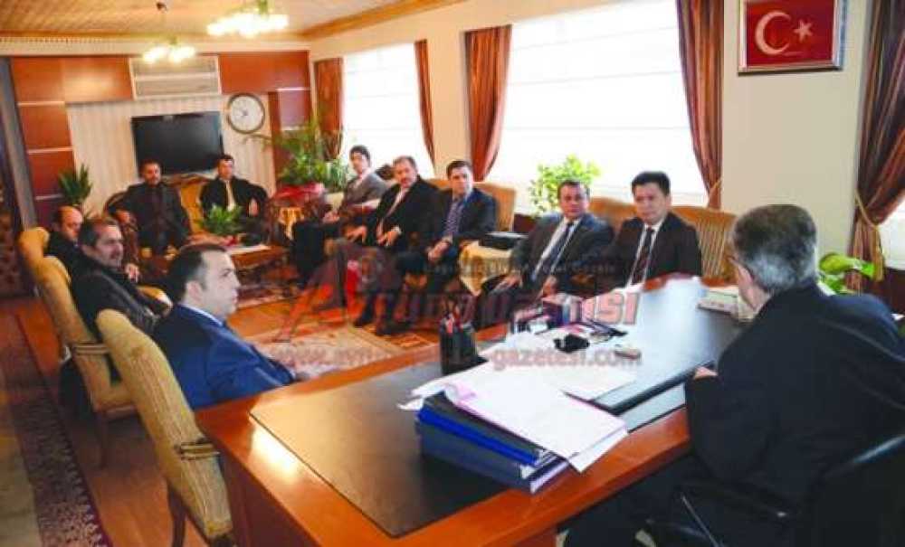 Tagid'in Konuğu Kırgızistan Başkonsolosu Mirlan Arstanbaev Kaymakam Doğan'ı Ziyaret Etti