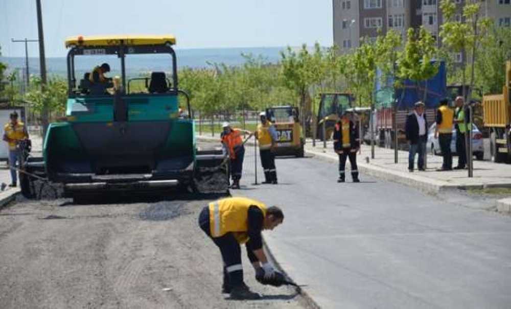 Çorlu Belediyesi Asfaltlıyor