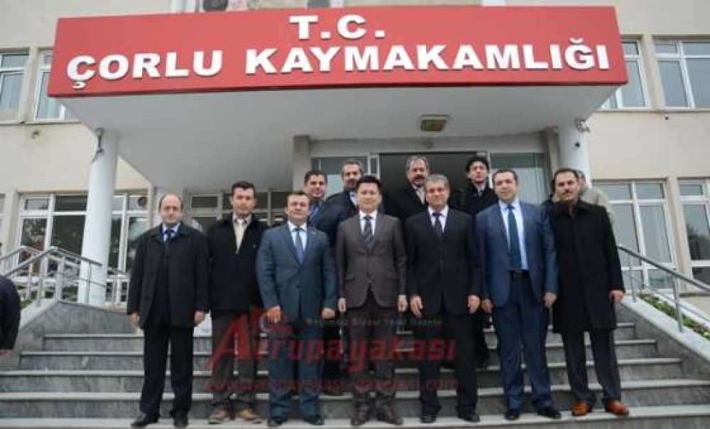 Tagid'in Konuğu Kırgızistan Başkonsolosu Mirlan Arstanbaev Kaymakam Doğan'ı Ziyaret Etti