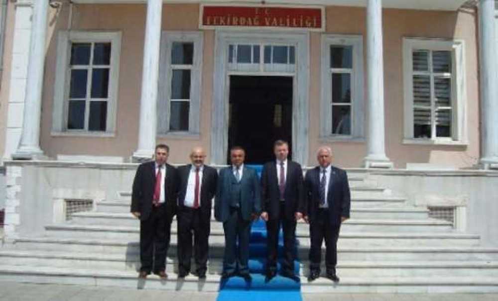 Sendika Başkanlarından Vali Salihoğlu'na Ziyaret