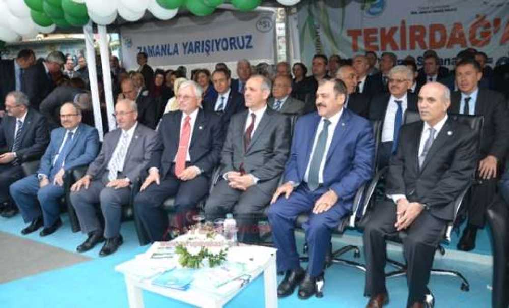 Orman Ve Su İşleri Bakanı Prof. Dr. Veysel Eroğlu Çorlu`da
