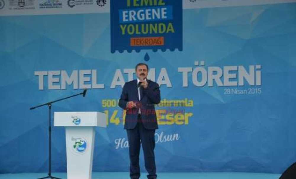 Orman Ve Su İşleri Bakanı Prof. Dr. Veysel Eroğlu Çorlu`da