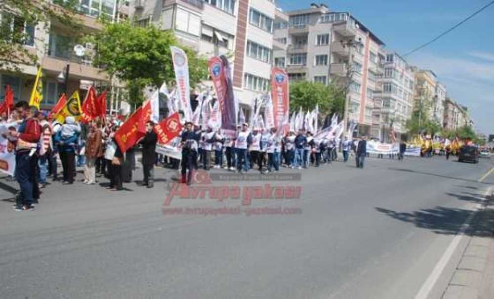 Çorlu`da 1 Mayıs Coşkusu