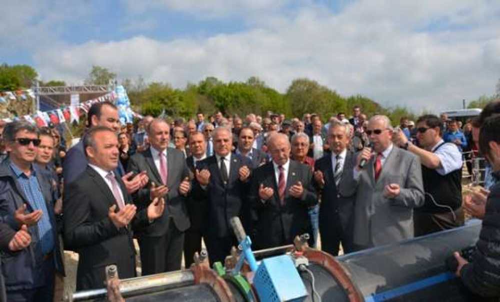 Saray İçme Suyu İnşaatı Temel Atıldı