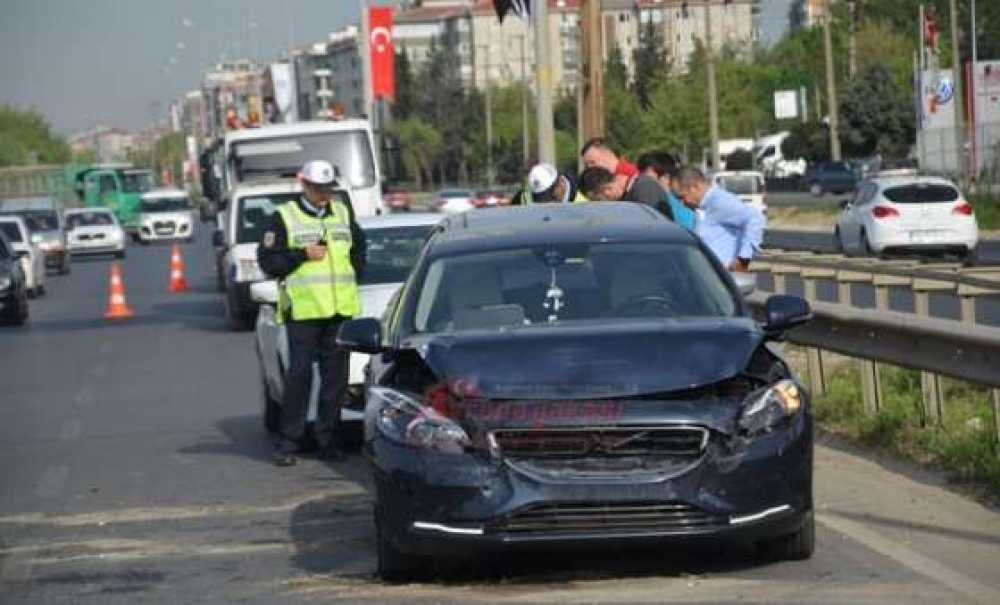 Çorlu'da Zincirleme Trafik Kazası