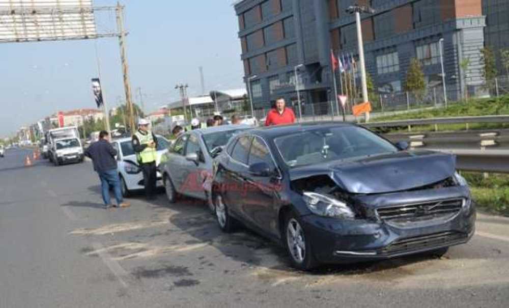 Çorlu'da Zincirleme Trafik Kazası