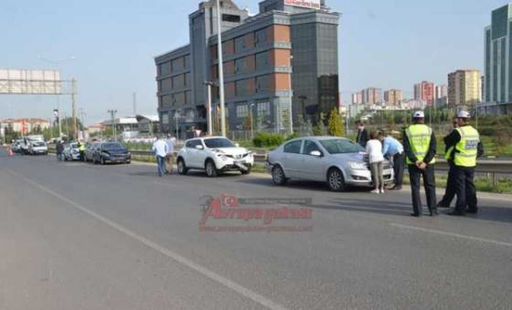 Çorlu'da Zincirleme Trafik Kazası