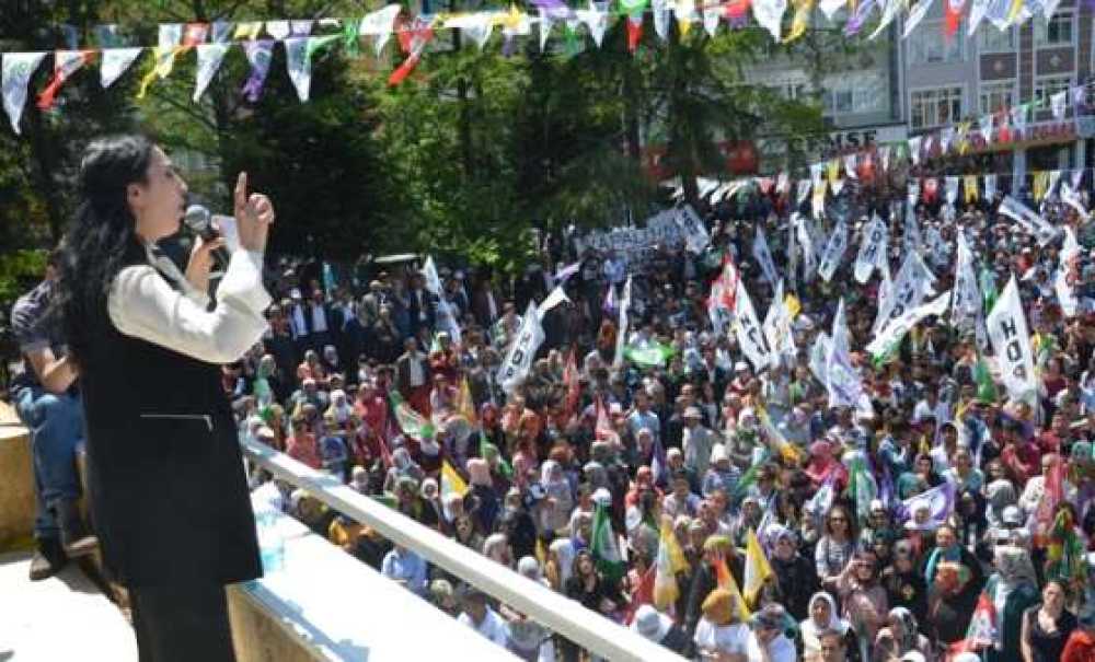 Hdp Eş Genel Başkanı Figen Yüksekdağ Çorlu`da