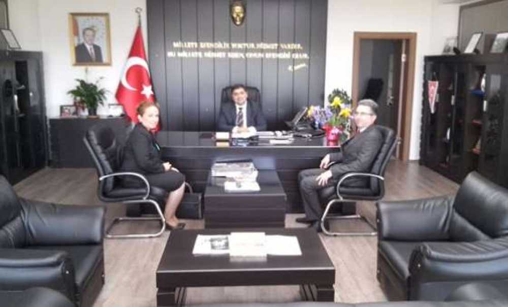 Çorlu Sgk Müdürü Yılmaz'dan Kaymakam Kızıltoprak'a Ziyaret