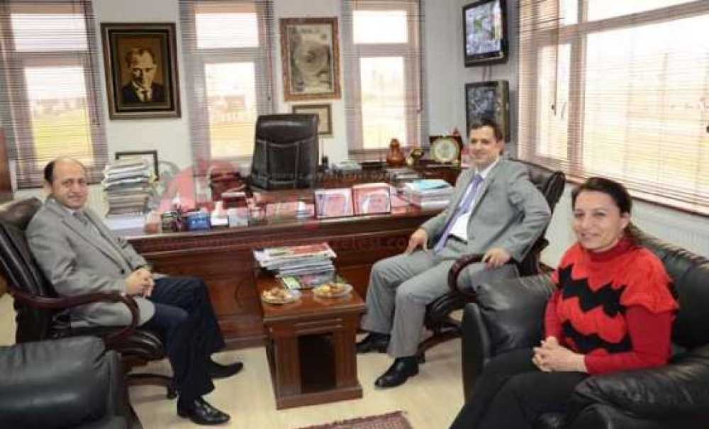 Vergi Dairesi Müdürü Ali Çakır'dan Gazetemize Ziyaret