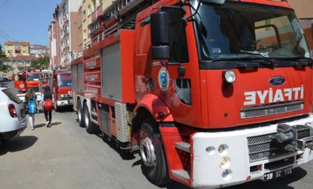 Yangın Alarma Geçirdi