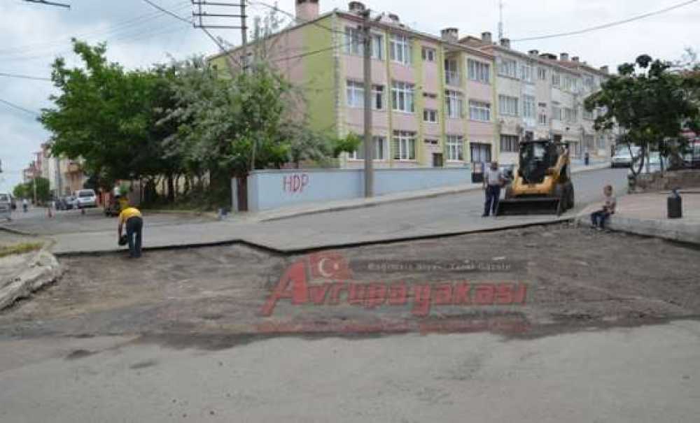 Çorlu Belediyesi'nden Ara Sokaklara Asfalt