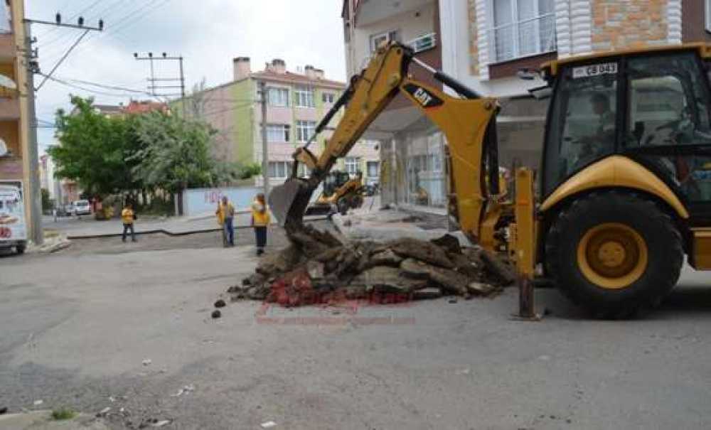Çorlu Belediyesi'nden Ara Sokaklara Asfalt