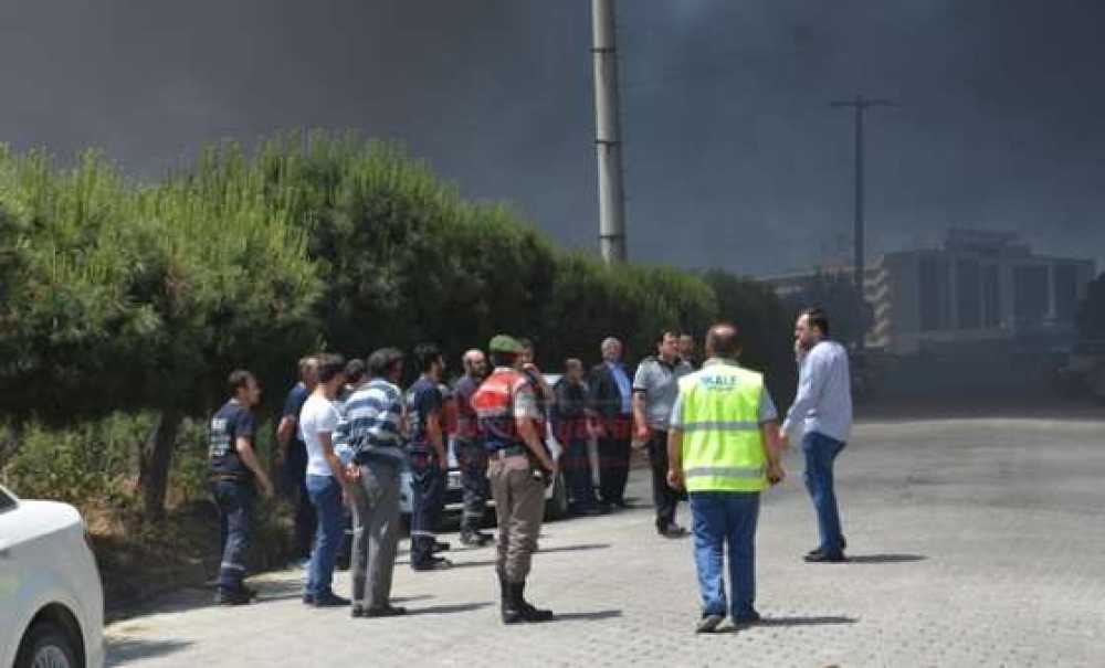 Dumanlar Çorlu'yu Korkuttu