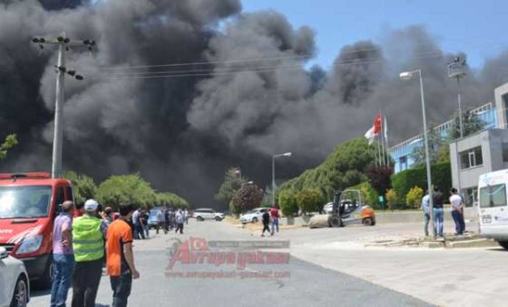 Dumanlar Çorlu'yu Korkuttu