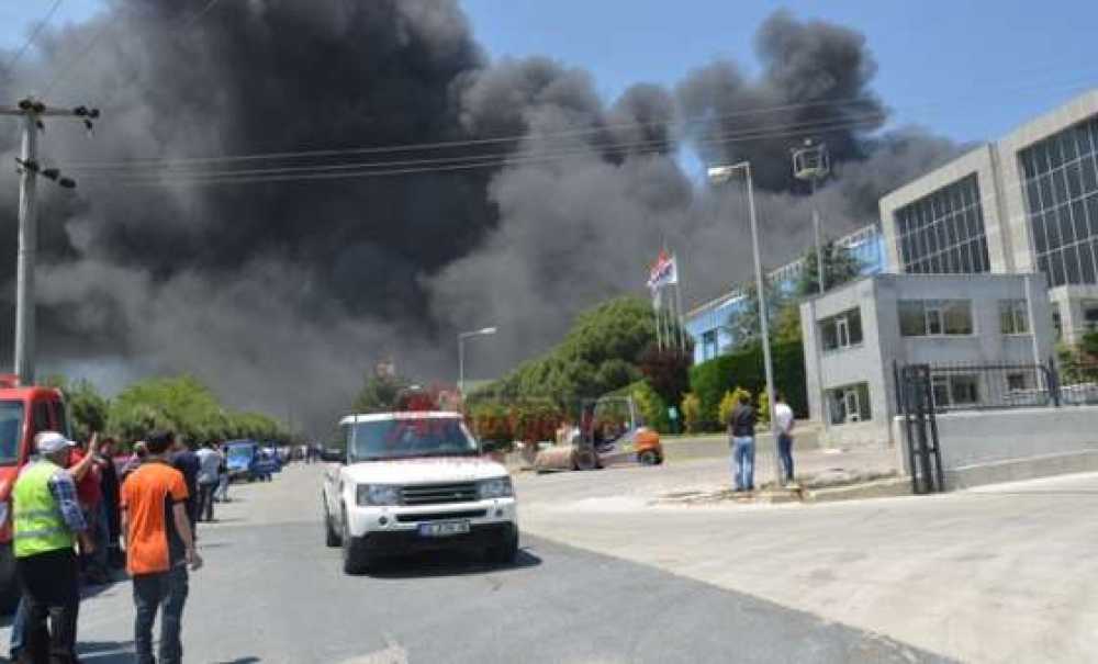 Dumanlar Çorlu'yu Korkuttu