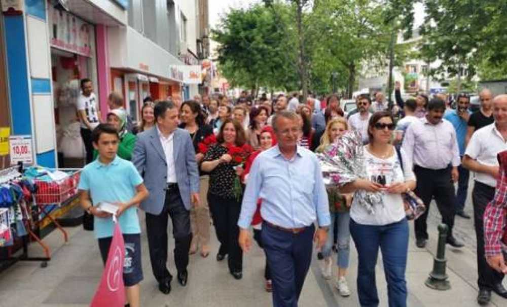 Mhp`li Adaylardan Seçmenlere Çağrı “Bizimle Yürü Çorlu”
