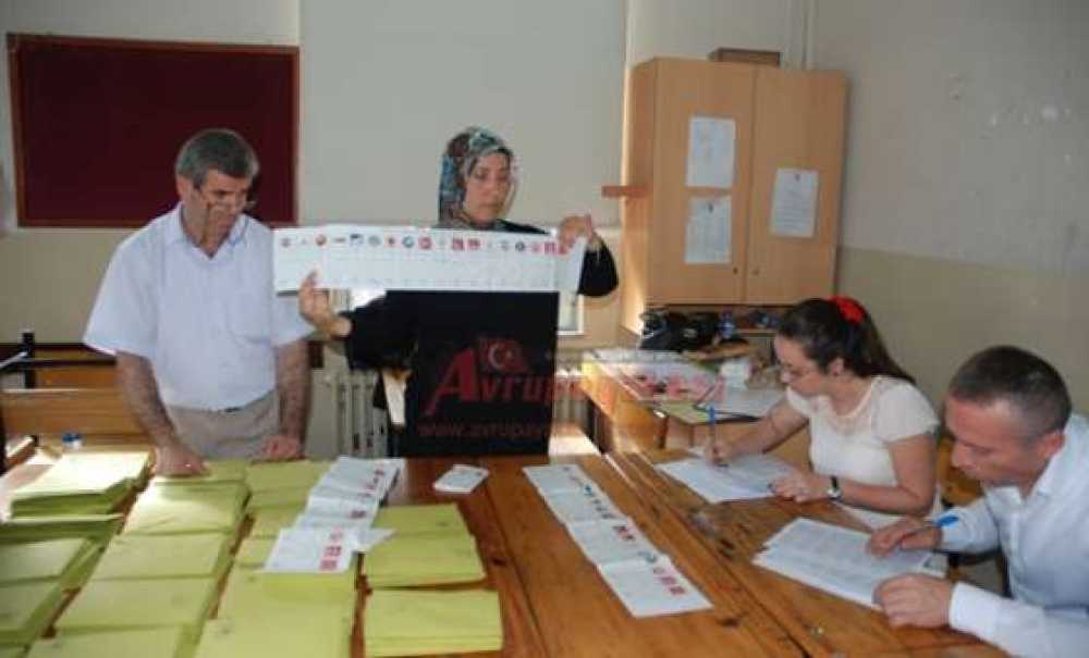 Çorlu`da Seçime Katılım Oranı Yüzde 87