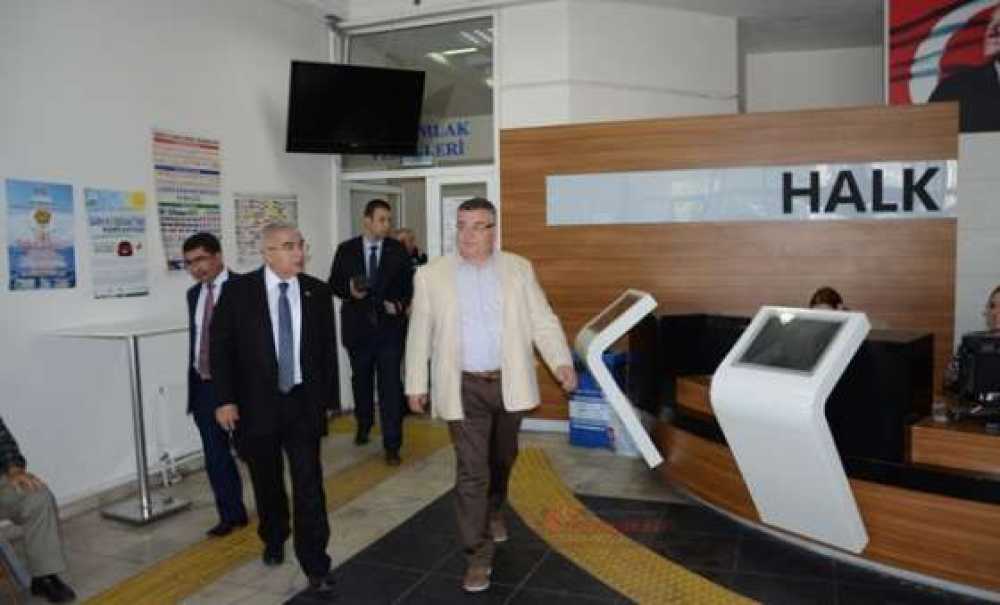 Başkan Kesimoğlu`ndan Başkan Baysan`a Ziyaret