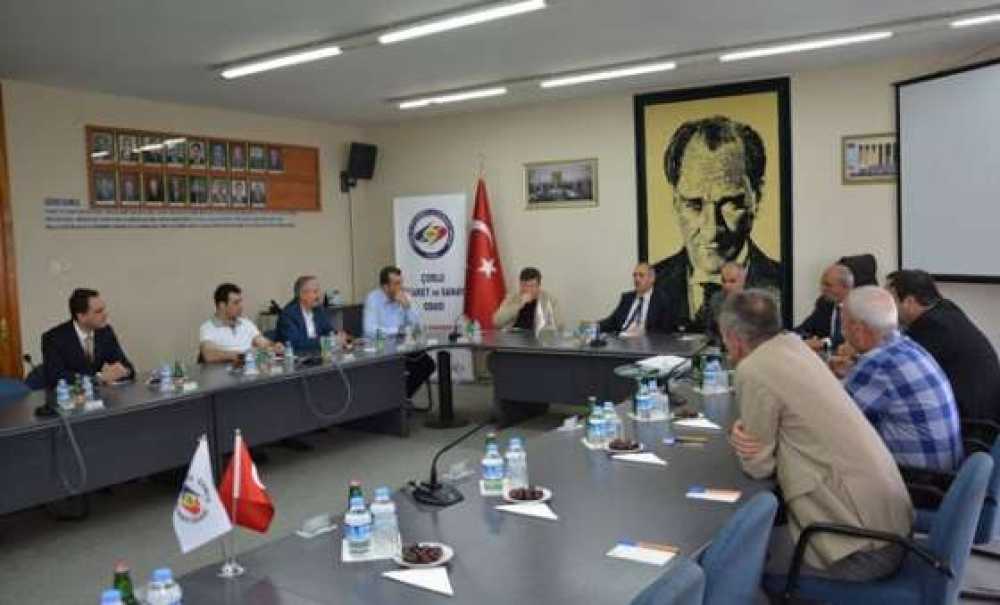 Vali Salihoğlu Ve Kaymakam Kılıç Çorlu Tso`yu Ziyaret Etti