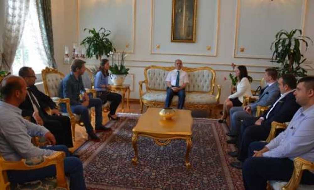 Tekirdağ İl Genç Girişimciler Kurulu`ndan Vali Salihoğlu`na Ziyaret