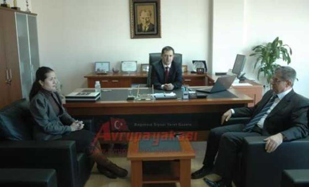 Kaymakam Doğan`dan Vergi Dairesine Ziyaret