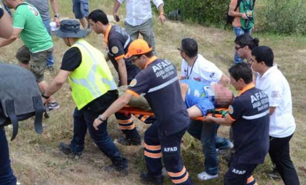 Off-Road Yarışlarında Üzücü Kaza