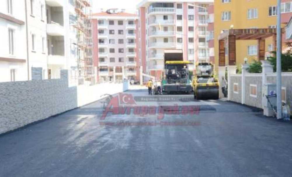 Çorlu Belediyesi Asfaltlama Çalışmalarını Sürdürüyor
