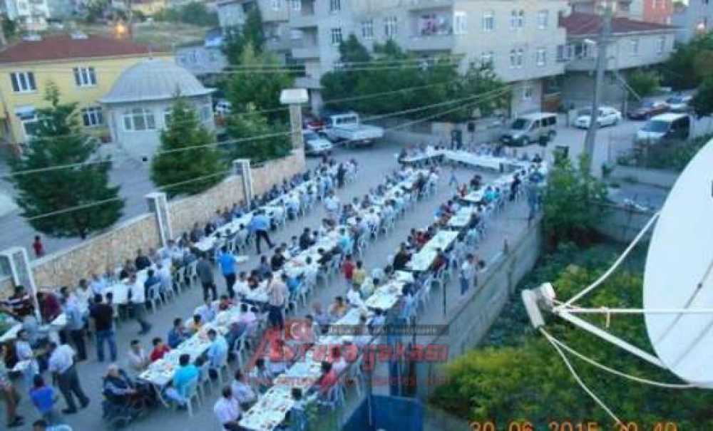 Silahtarağa Mahallesi Sakinleri İftar Yemeğinde Buluştu