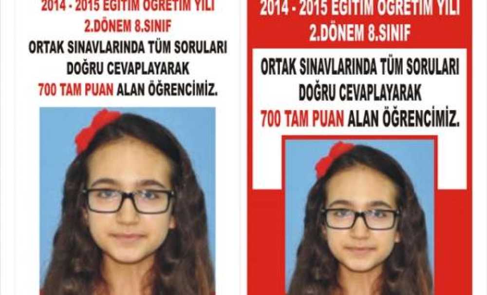 Çorlulu Öğrenci 700 Tam Puan Aldı