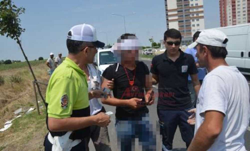 Çorlu`da Kaza 3 Yaralı (Görüntülü)