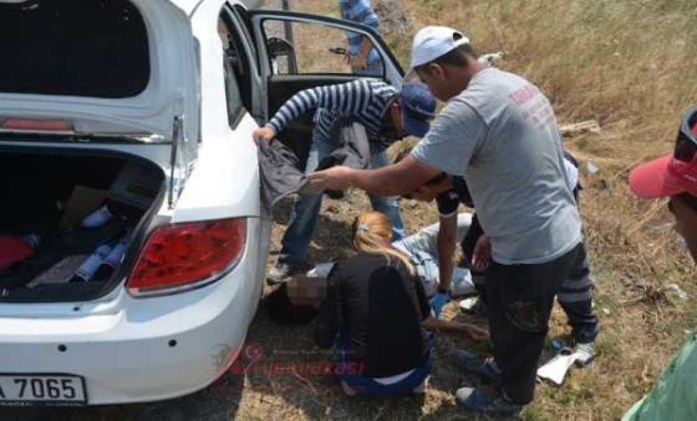 Çorlu`da Kaza 3 Yaralı (Görüntülü)