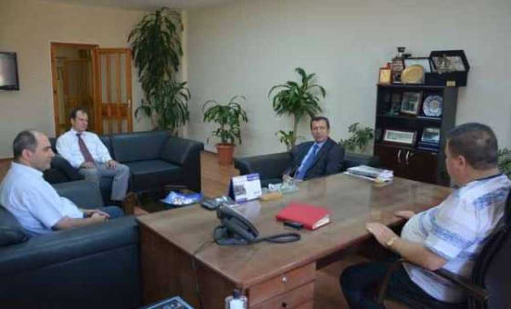 Tekirdağ Vergi Dairesi Başkanı Coşkuner`den Çorlu Tso Başkanı Sülün`e Ziyaret