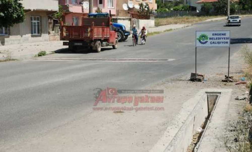 Ergene Belediyesi Su Baskını Yaşanan Bölgede Çalışma Başlattı