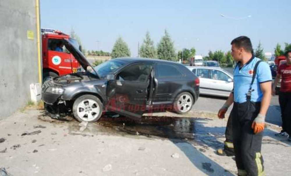 Çorlu`da Kaza 1 Yaralı
