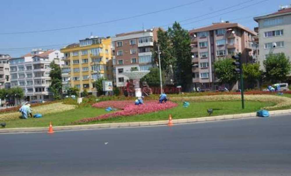 Bağlarbaşı Kavşağında Peyzaj Çalışması