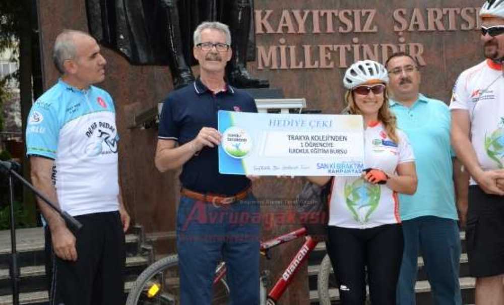 Çorlu`da 3. Kez Bisiklet Turu Düzenlendi