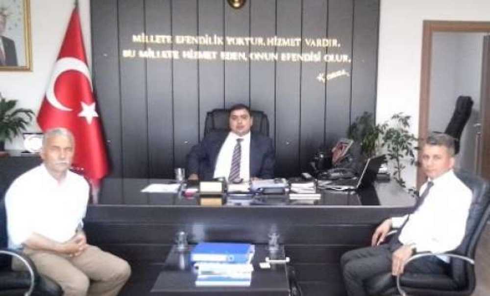 Öztiryakiler Firmasından Kaymakam Kızıltoprak'a Ziyaret