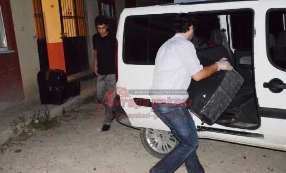 Çorlu Kom'dan Kaçak Sigara Baskını