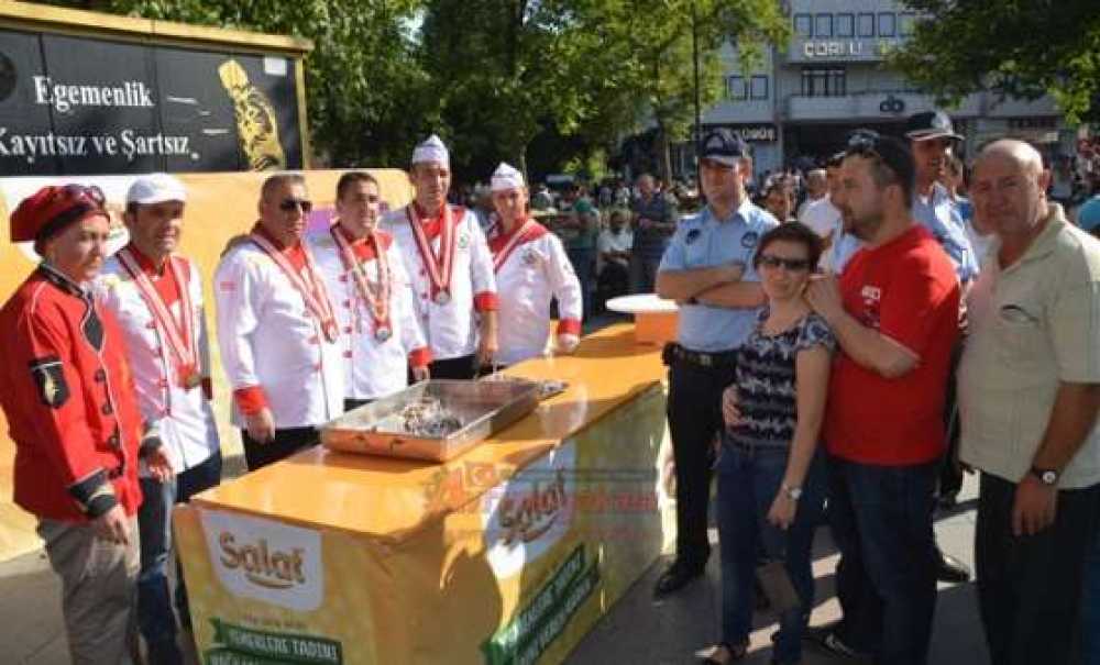 Trakya Aşçılar Derneği Festivale Damga Vurdu