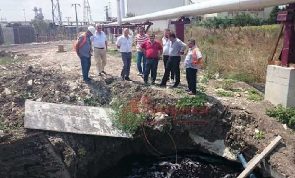 Kaymakam Kızıltoprak Arıtma Tesisi İnşaatını Gezdi