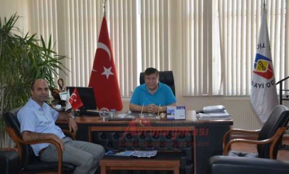 Kaymakam Karameşe`den Başkan Sülün`e Ziyaret