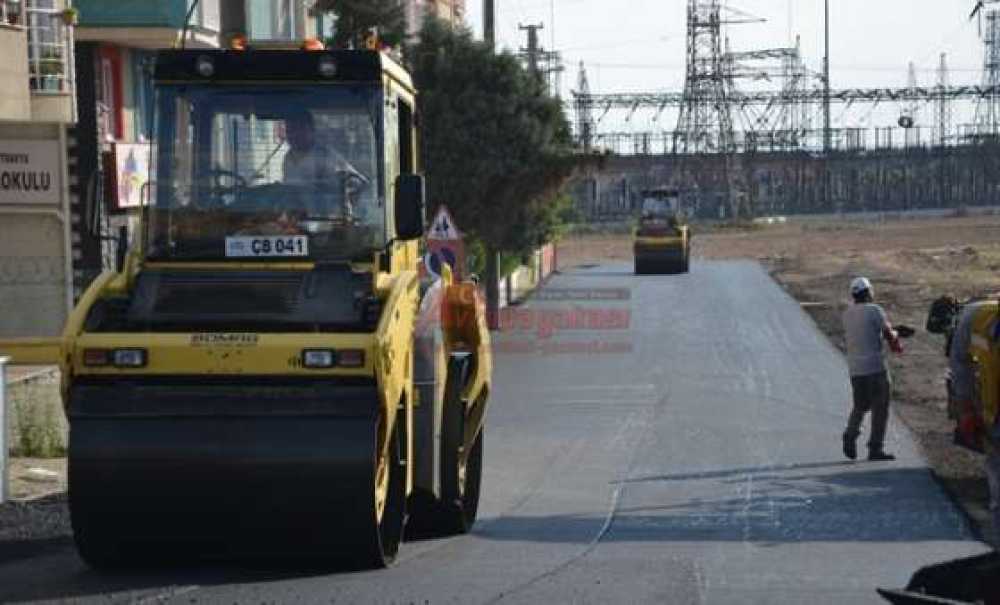 Çorlu`da Asfaltlama Çalışmaları