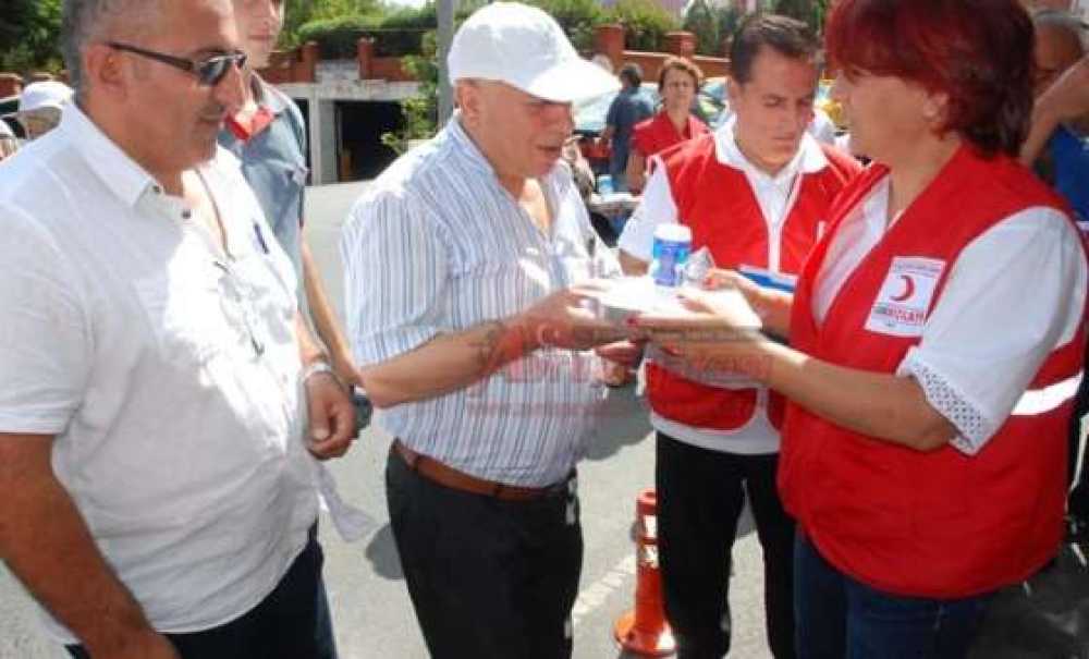 Kızılay Çorlu Şubesi Üsrev Aktaş`ı Unutmadı